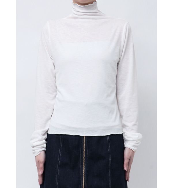 MERCURYDUO「ハイネックシアートップス」|Tシャツ・カットソー|