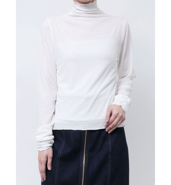 MERCURYDUO「ハイネックシアートップス」|Tシャツ・カットソー|