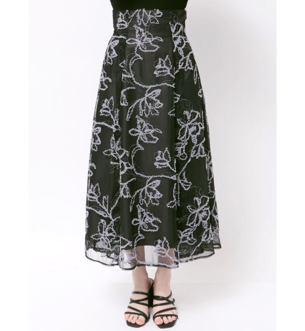 MERCURYDUO「エンブロイダリースカート」|スカート|