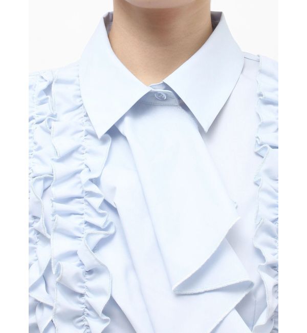 MERCURYDUO「ギャザーフリルシャツ」|シャツ・ブラウス|