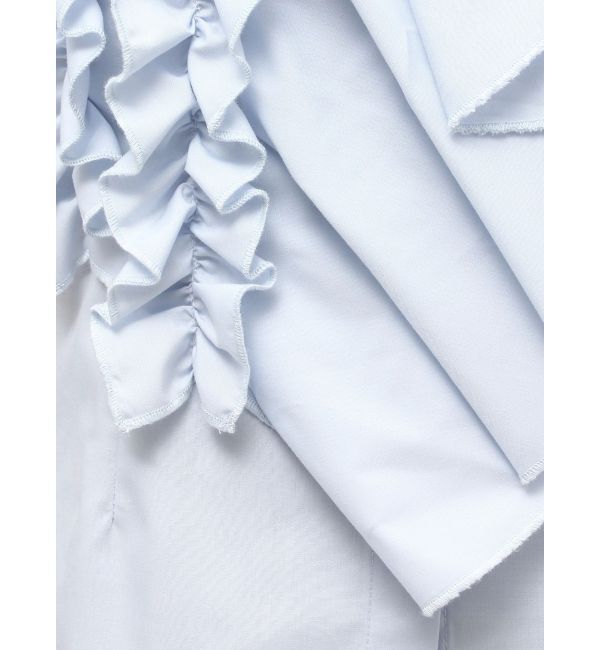 MERCURYDUO「ギャザーフリルシャツ」|シャツ・ブラウス|