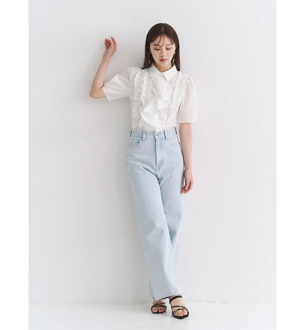 MERCURYDUO「ギャザーフリルシャツ」|シャツ・ブラウス|