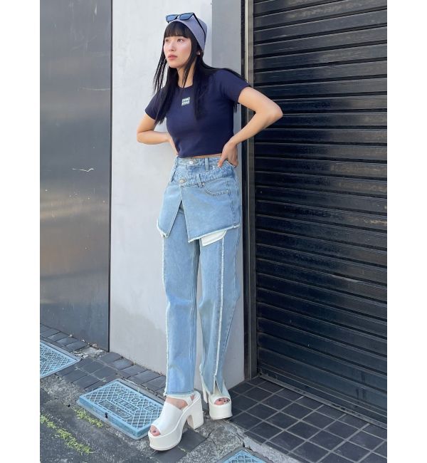 MURUA「リバーシブルニットビーニー」|ニット帽|