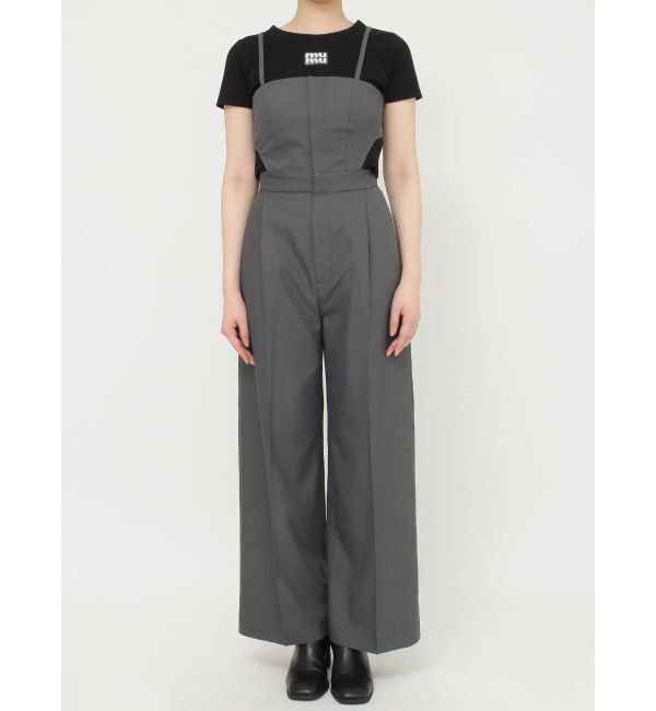 MURUA「サイドカットロンパース」|オールインワン|