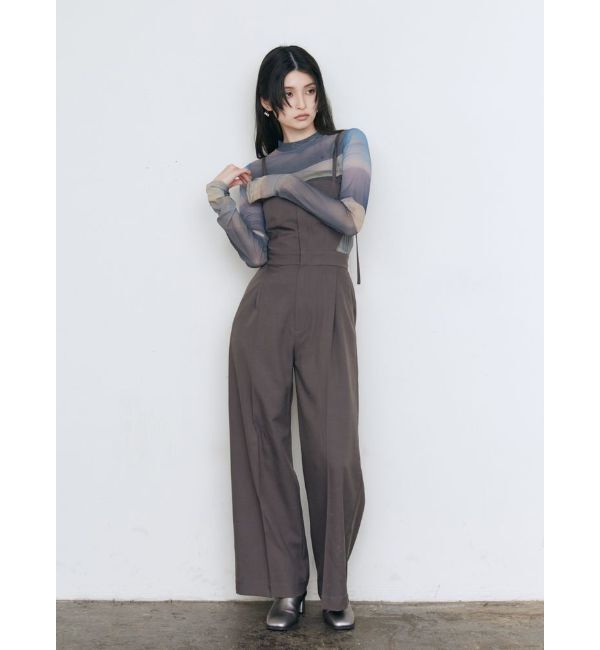 MURUA「サイドカットロンパース」|オールインワン|