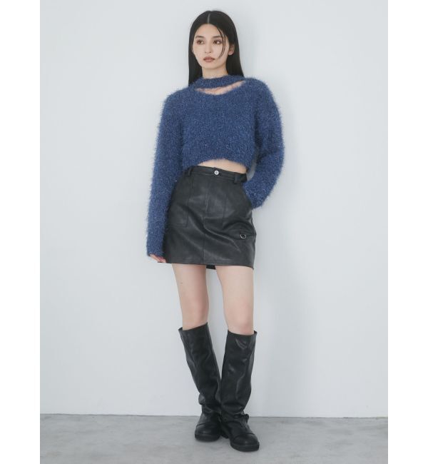 MURUA「フェザーチョーカーニット」|ニット・セーター|