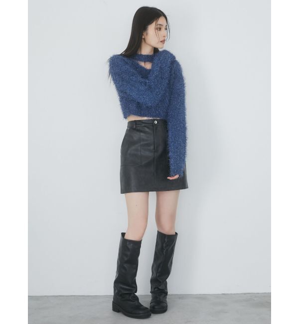 MURUA「フェザーチョーカーニット」|ニット・セーター|