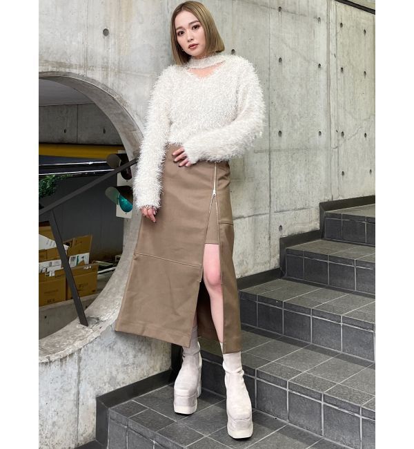 MURUA「フェザーチョーカーニット」|ニット・セーター|