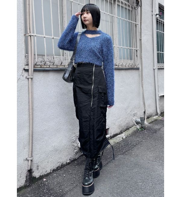 MURUA「フェザーチョーカーニット」|ニット・セーター|