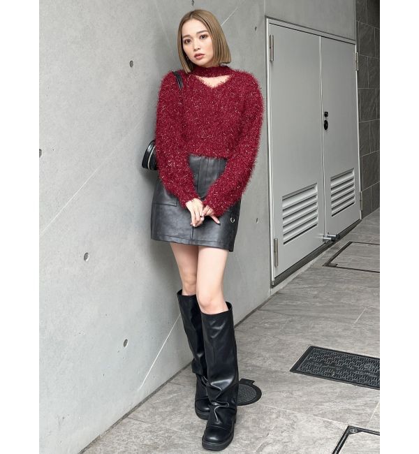 MURUA「フェザーチョーカーニット」|ニット・セーター|