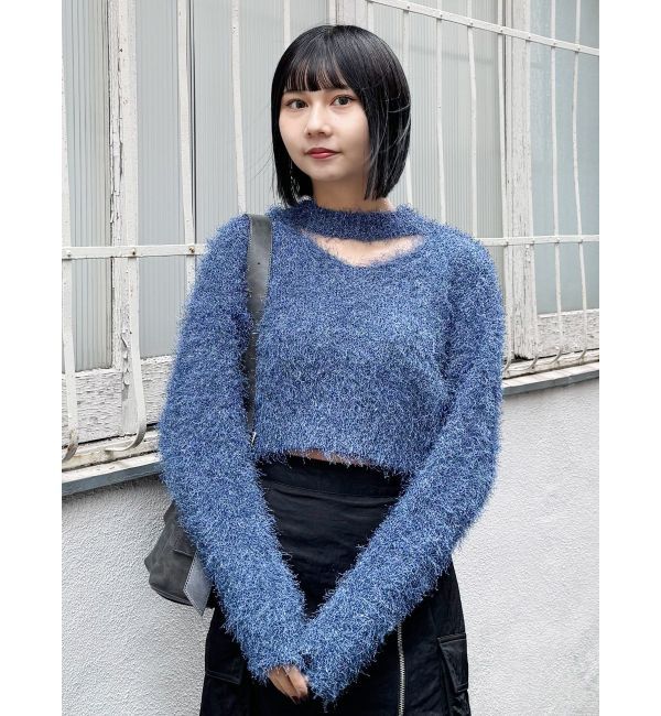 MURUA「フェザーチョーカーニット」|ニット・セーター|