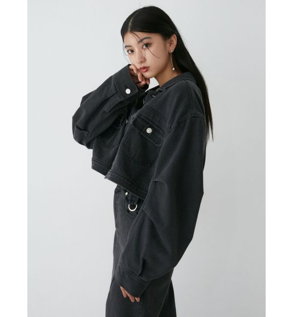 MURUA「ショートデニムジャケット【セットアップ着用可】」|デニムジャケット|