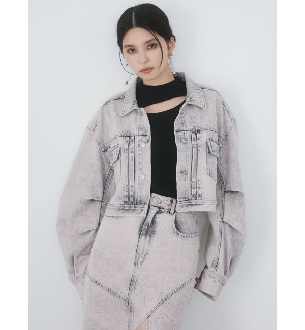MURUA「ショートデニムジャケット【セットアップ着用可】」|デニムジャケット|