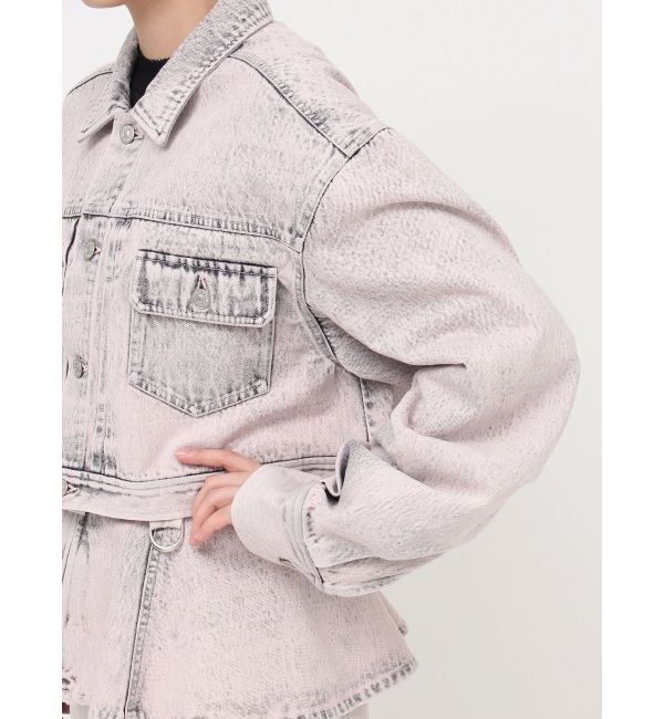 MURUA「ショートデニムジャケット【セットアップ着用可】」|デニムジャケット|