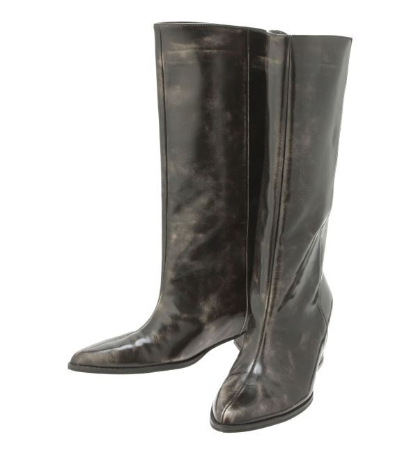 MURUA「ワイドシャフトポインテッドブーツ」|ロングブーツ|