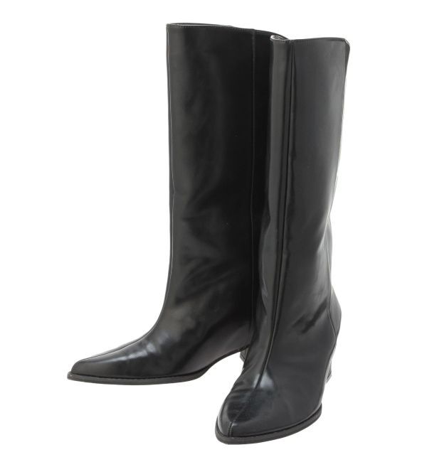 MURUA「ワイドシャフトポインテッドブーツ」|ロングブーツ|