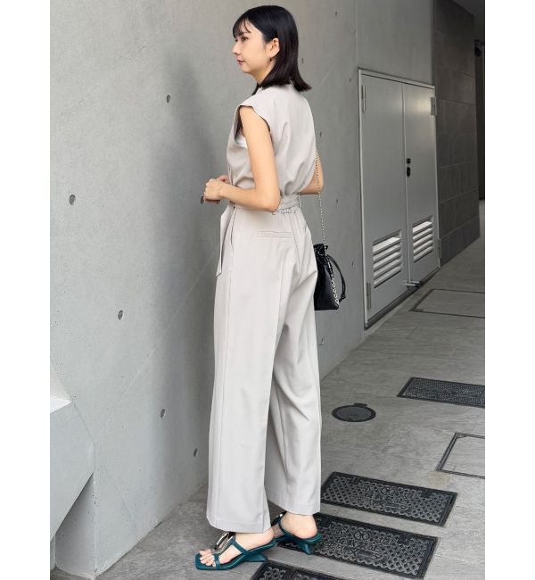 MURUA「テーラードノースリオールインワン」|オールインワン|