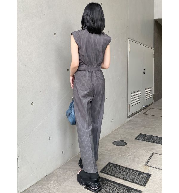 MURUA「テーラードノースリオールインワン」|オールインワン|