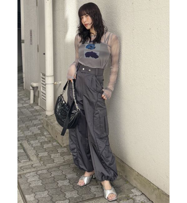 MURUA「メタリックパフミュール」|パンプス|