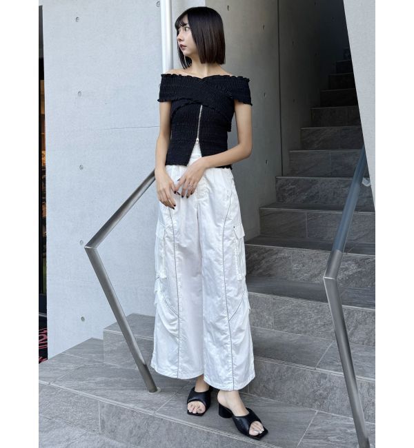 MURUA「メタリックパフミュール」|パンプス|