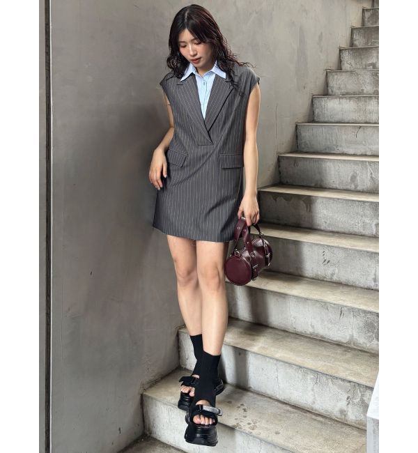 MURUA「2wayカットオフミニワンピース」|ワンピース|