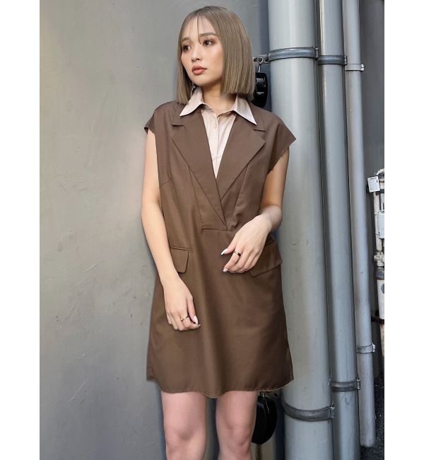 MURUA「2wayカットオフミニワンピース」|ワンピース|