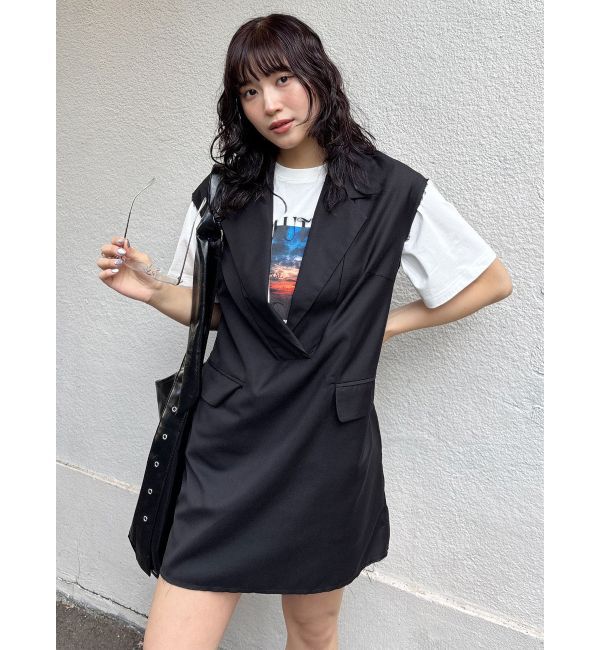 MURUA「2wayカットオフミニワンピース」|ワンピース|