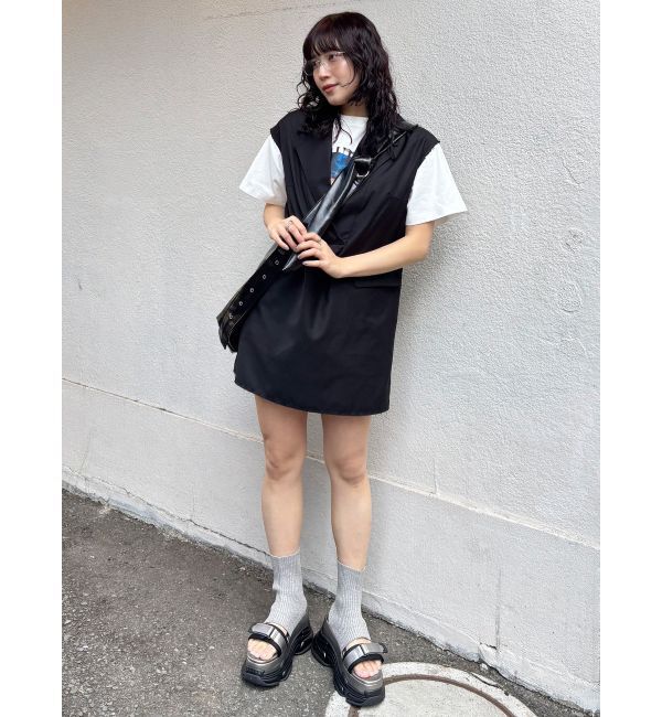 MURUA「2wayカットオフミニワンピース」|ワンピース|