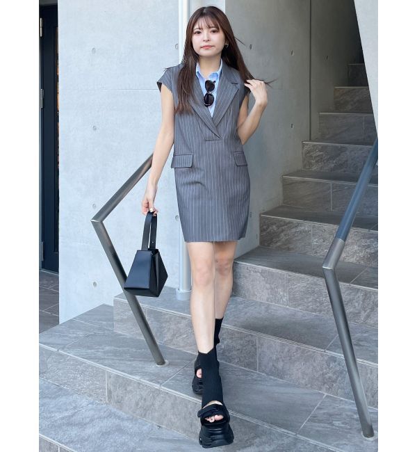 MURUA「2wayカットオフミニワンピース」|ワンピース|