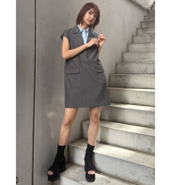 MURUA「2wayカットオフミニワンピース」|ワンピース|