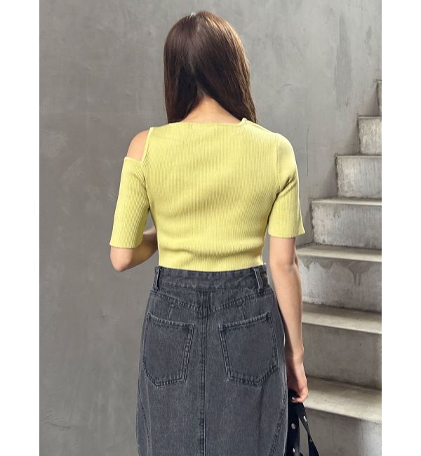 MURUA「リングスルーアシメニット」|ニット・セーター|