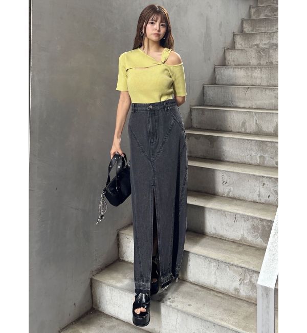 MURUA「リングスルーアシメニット」|ニット・セーター|