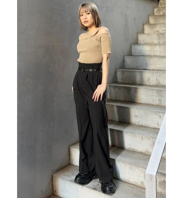 MURUA「リングスルーアシメニット」|ニット・セーター|