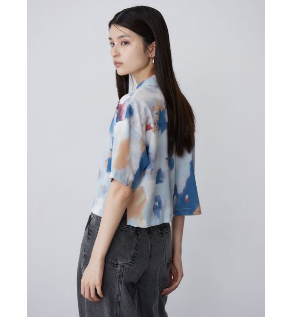 MURUA「パターンクロップドシャツ【WEB限定】」|シャツ・ブラウス|