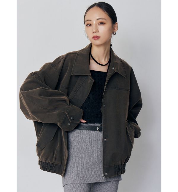 MURUA「2WAYカラーフェイクレザーブルゾン」|その他|