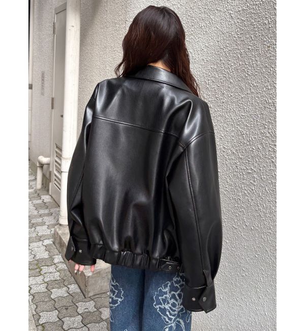 MURUA「2WAYカラーフェイクレザーブルゾン」|その他|