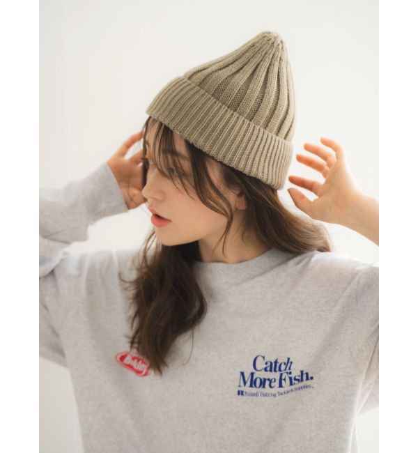 Ungrid「ワイドリブニット帽」|ニット帽|