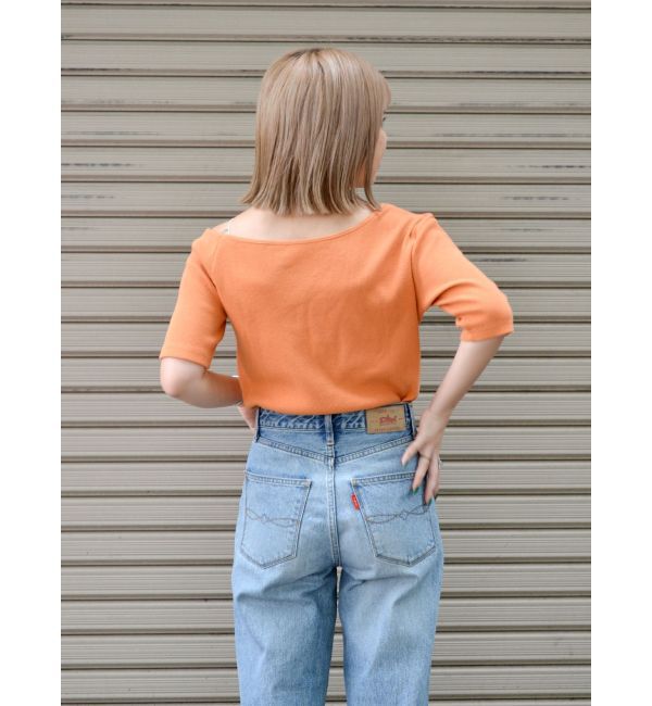 Ungrid「ワンショルテレコTee」|Tシャツ・カットソー|