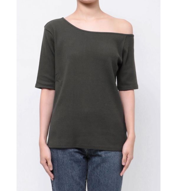 Ungrid「ワンショルテレコTee」|Tシャツ・カットソー|