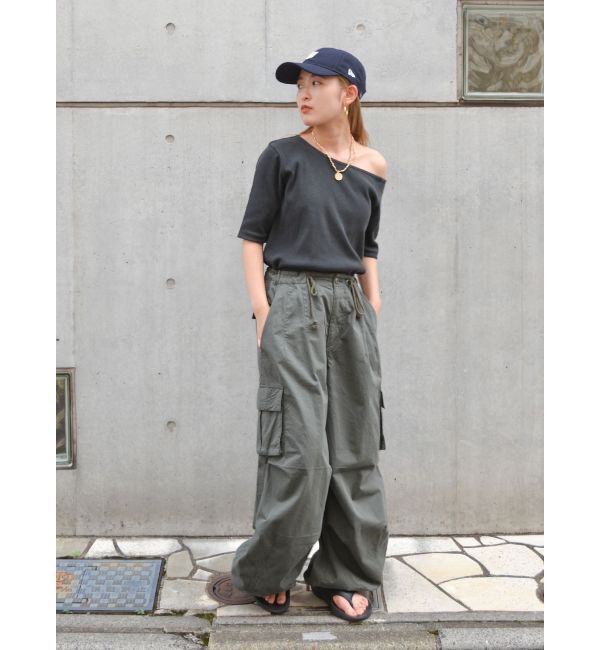 Ungrid「ワンショルテレコTee」|Tシャツ・カットソー|