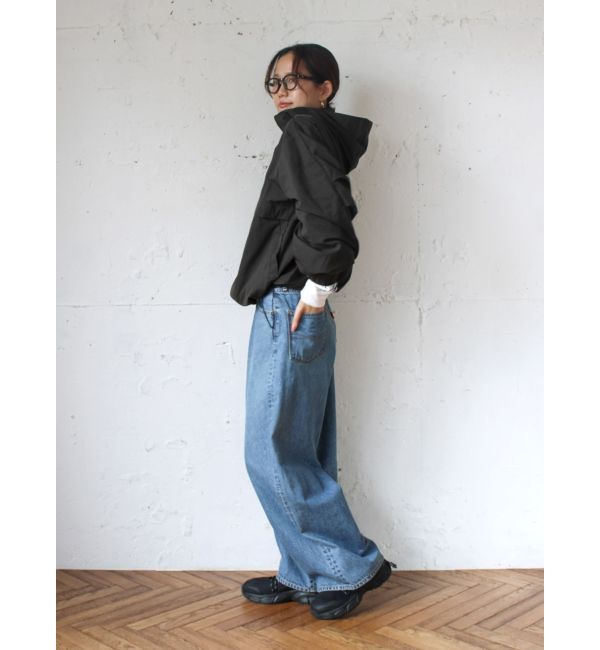 Ungrid「ラップデザインルーズデニム」|デニム|