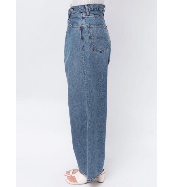 Ungrid「ラップデザインルーズデニム」|デニム|