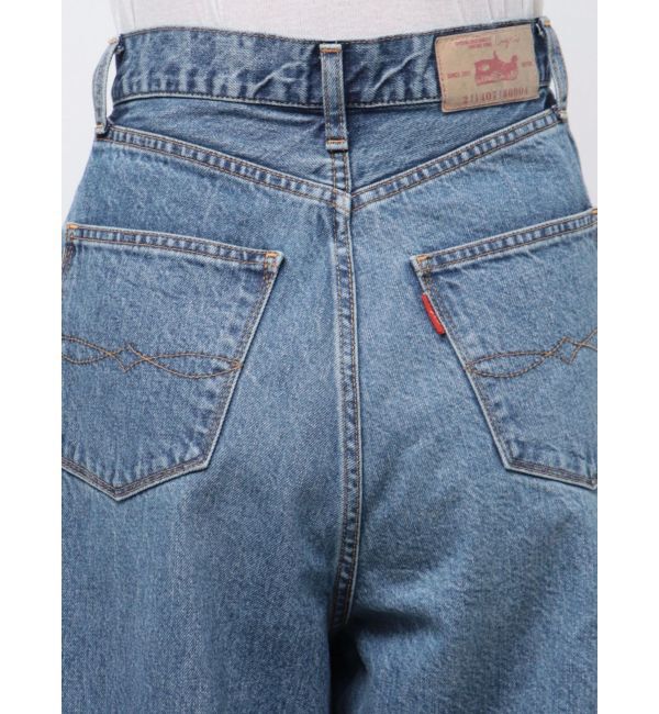 Ungrid「ラップデザインルーズデニム」|デニム|