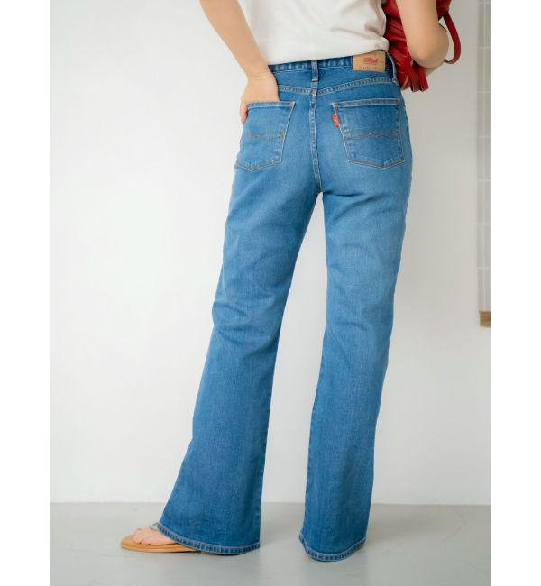 Ungrid「ハイウエストストレッチフレアデニム」|デニム|