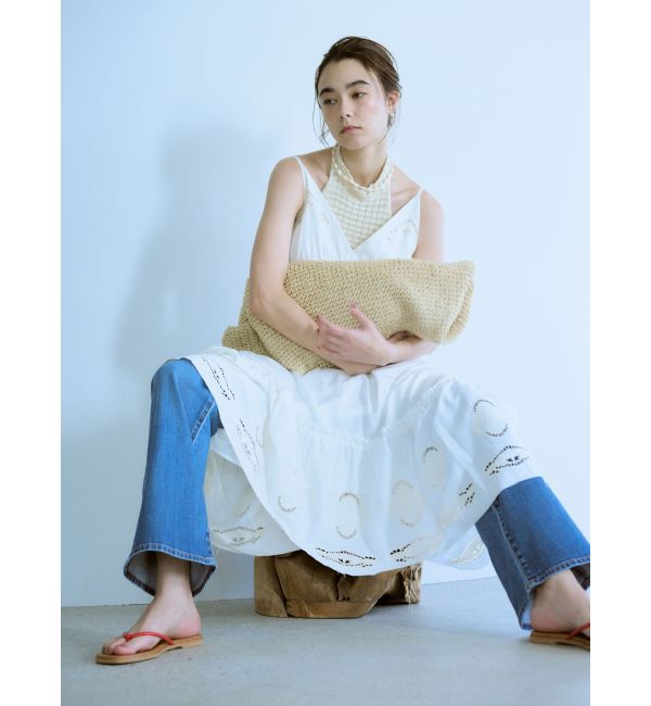 Ungrid「ホルターネックデザインニット」|タンクトップ|