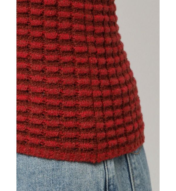 Ungrid「ホルターネックデザインニット」|タンクトップ|