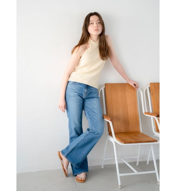 Ungrid「ホルターネックデザインニット」|タンクトップ|