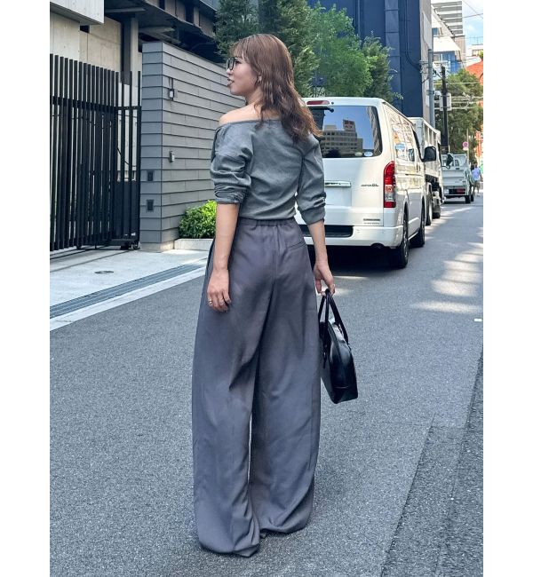 Ungrid「ウエストリメイクタックカーブパンツ」|その他|