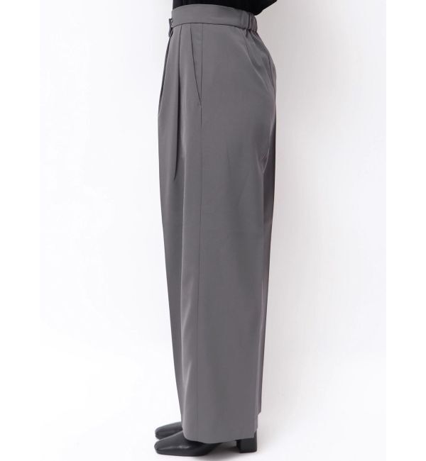 Ungrid「ウエストリメイクタックカーブパンツ」|その他|