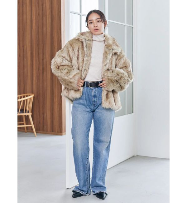 ボリュームデザインファーコート（Ungrid）｜ルミネのファッション通販